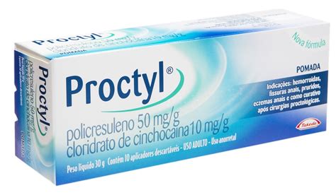 POMADA PARA HEMORROIDAS PROCTYL 30G